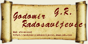 Godomir Radosavljević vizit kartica